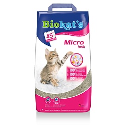 Комкующийся наполнитель для кошачьего туалета Biokat’s Biokat’s Micro fresh "Микро" ароматизированный
