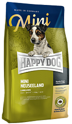 Сухой корм для собак малых пород при аллергиях Happy Dog Supreme mini Neuseeland