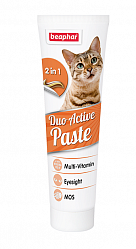 Витамины для кошек Beaphar Duo-Active Paste (Беафар Дуо Актив) For Cats мультвитаминная паста, 100 г