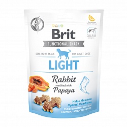 Лакомство для собак Brit Care Light Rabbit поддержание оптимального веса, с кроликом 150 г