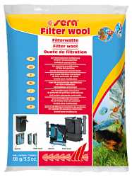 Фильтрующая вата для фильтров аквариума Sera Filter Wool 100 г