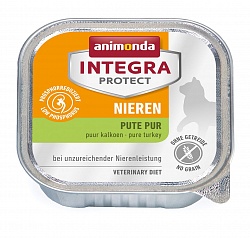 Влажный корм для кошек Animonda Integra Protect Cat Nieren (Renal) при хронической почечной недостаточности, с индейкой 100 г х 16 шт.