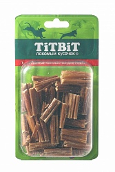 Кишки говяжьи для собак Titbit набор для дрессуры №3 Б2-М, 40 г