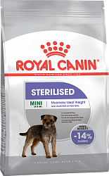Сухой корм для собак мелких пород Royal Canin Mini Sterilised для стерилизованных и склонных к избыточному весу
