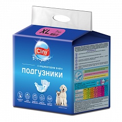 Подгузники для собак и кошек Cliny XL (15-30 кг), 7 штук